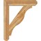 Ekena Millwork Funston Craftsman Rough Sawn Bracket, Western Red Cedar, 6"W x 38"D x 46"H BKT06X38X46FST04RWR - alternate 4